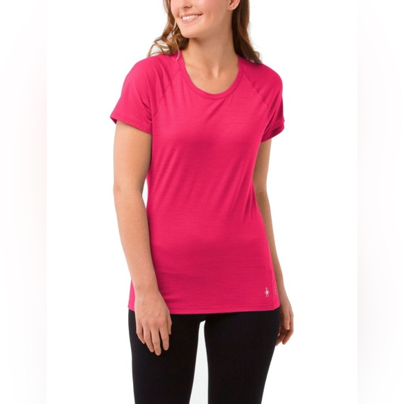 Smartwool Merino 150 Baselayer Pattern Short Sleeve Women's, Potion Pink, Small - Picture 1 of 2